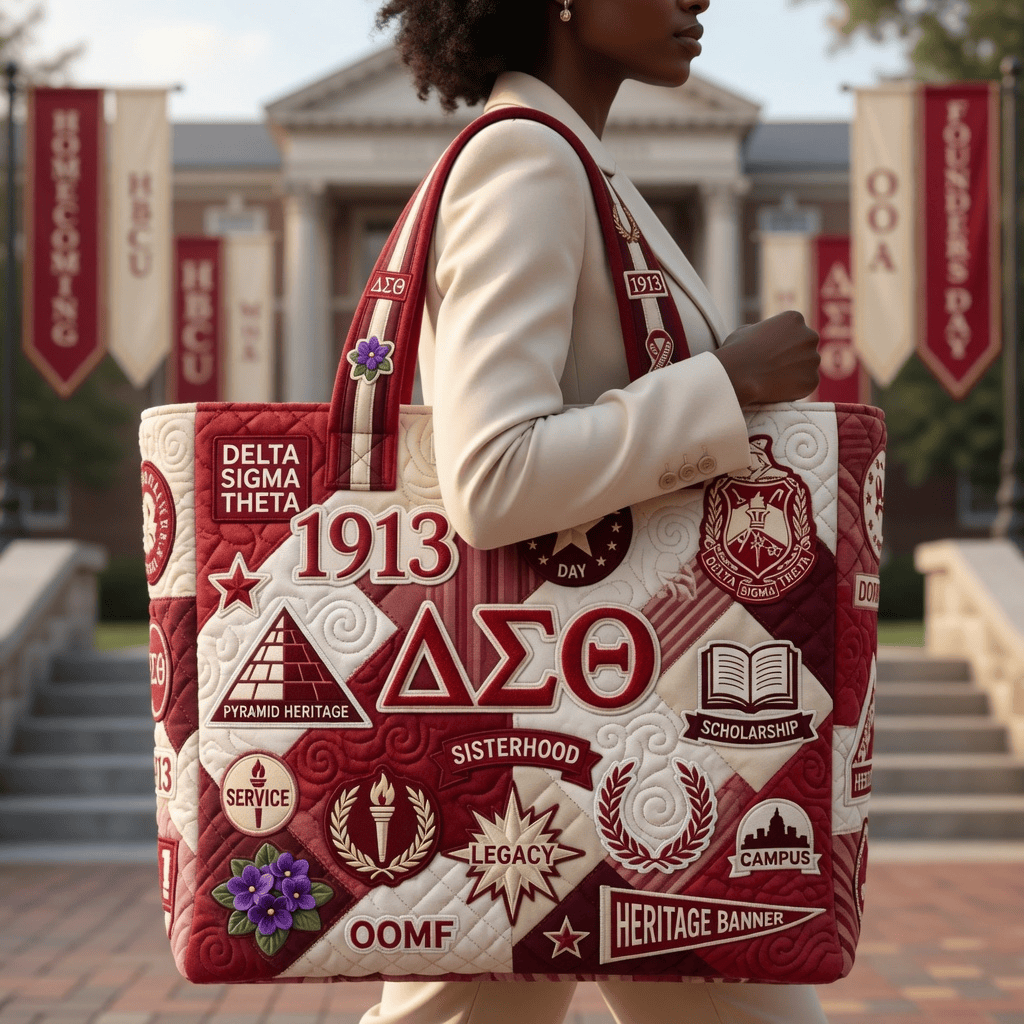 DST QUILTED TOTE BAG PDL