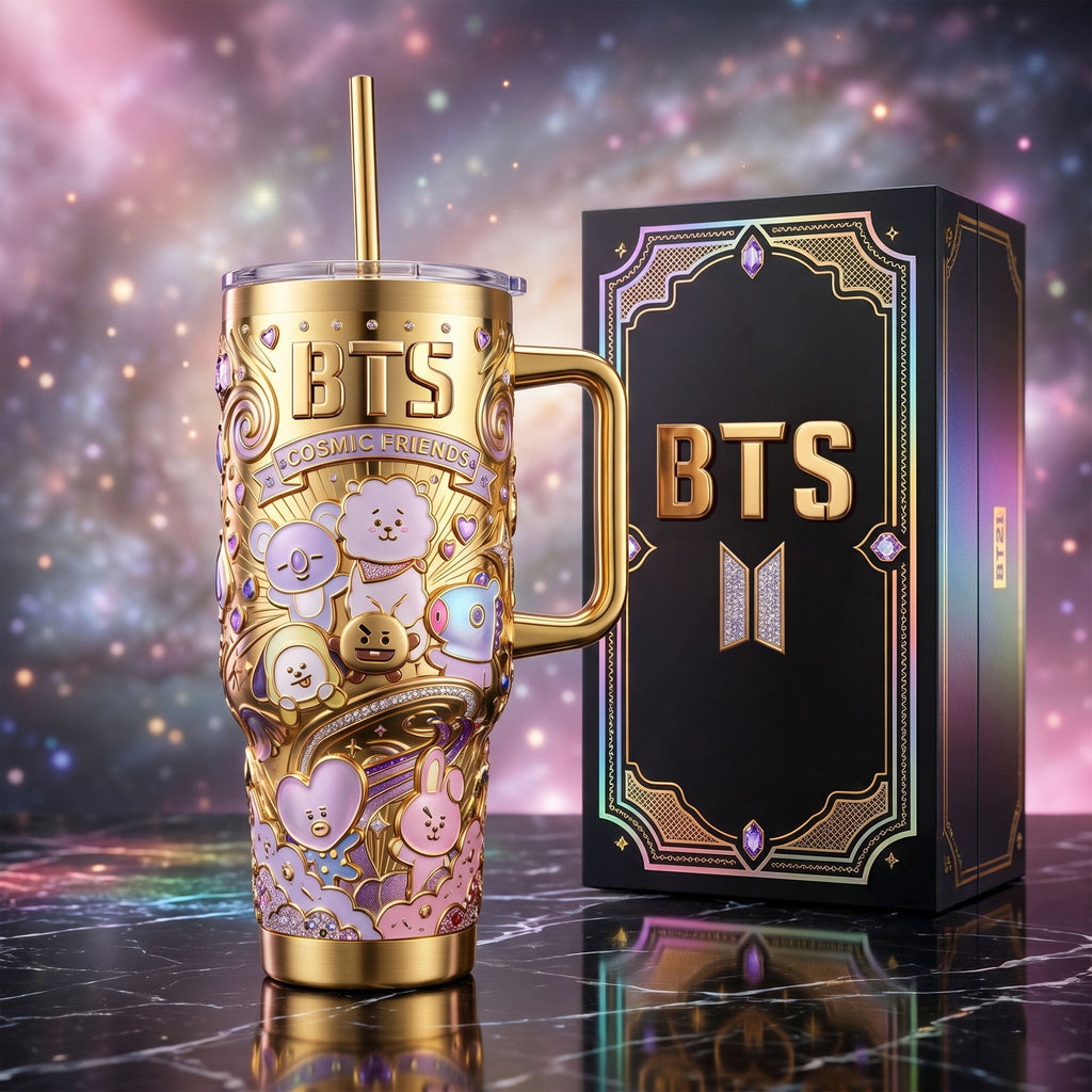 BTS 40oz Tumbler With Handle HTTT