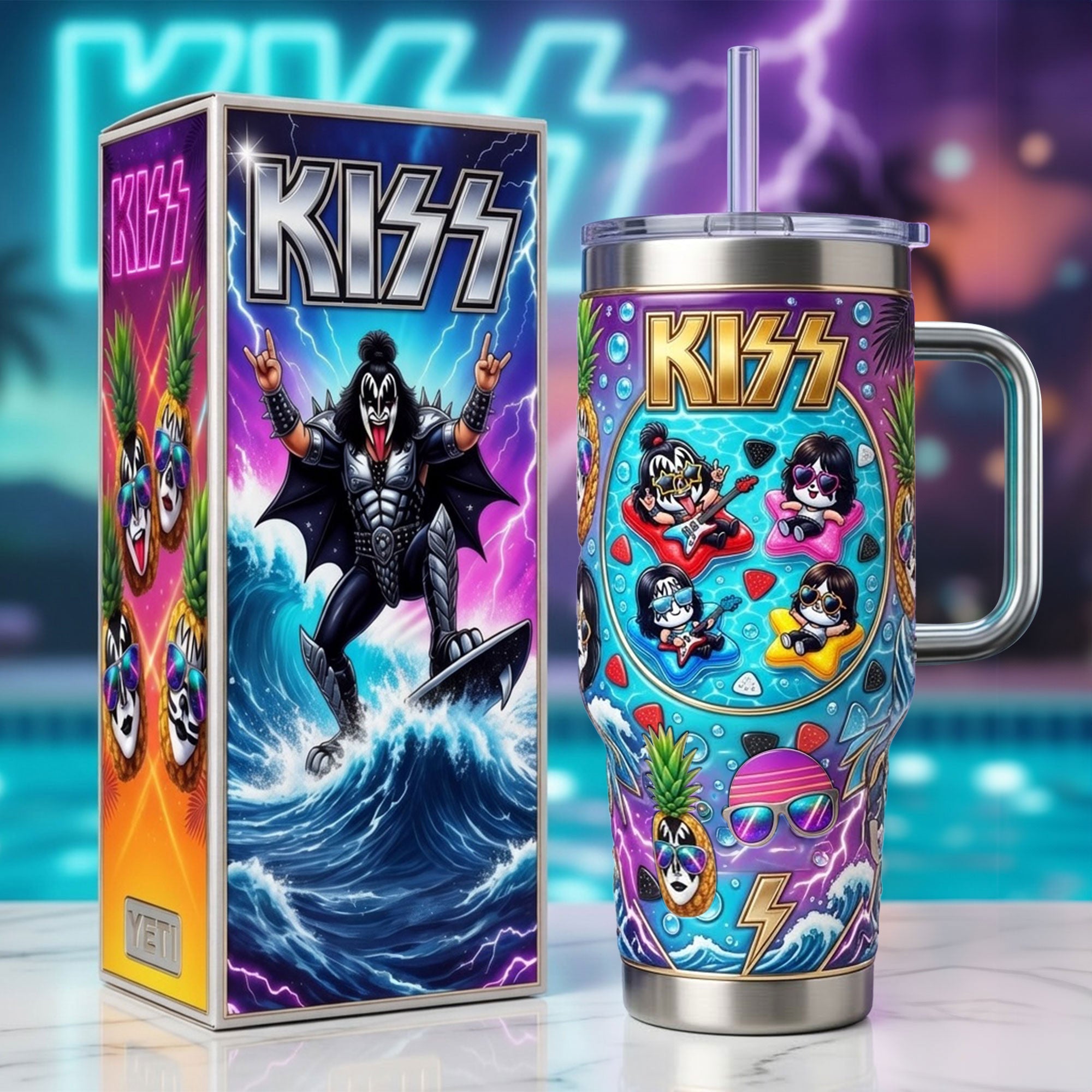 Premium KSS 40oz Tumbler With Handle TNSM